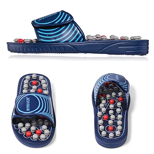 BYRIVER Estimulación Masaje Zapatillas Sandalias Zapatos, Masajeador de pies, Alivio de la neuropatía, artritis, fascitis plantar, dolor, Regalo de salud para mamá papá (05S) BYRIVER Estimulación Masaje Zapatillas Sandalias Zapatos, Masajeador de pies, Alivio de la neuropatía, artritis, fascitis plantar, dolor, Regalo de salud para mamá papá (05S)