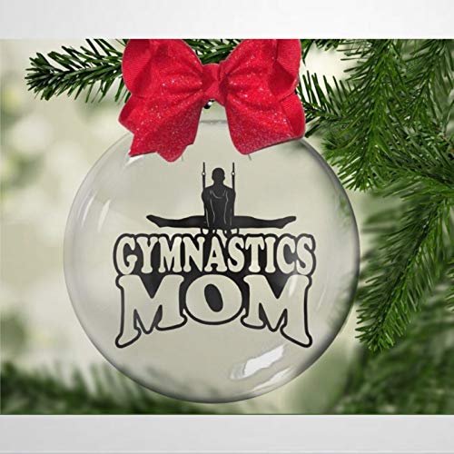 BYRON HOYLE Gimnasia Mamá Masculino Gimnasta, Bola de Navidad Adornos irrompibles Decoración de Navidad Bolas de árbol para día festivo Boda Fiesta Decoración