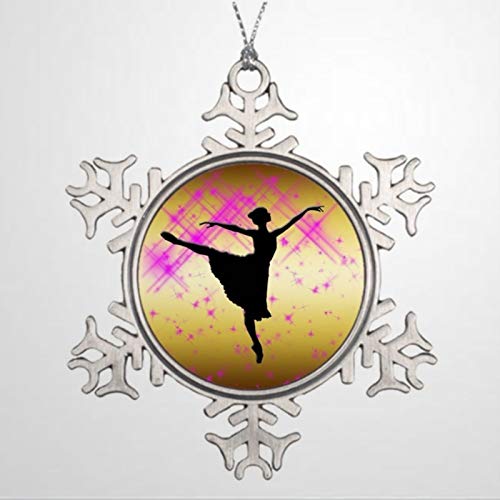 BYRON HOYLE SILHOUETTE - Árbol de Navidad decorado con bailarina de balet, decoración de Navidad, decoración de Navidad, adorno de boda, regalo de vacaciones
