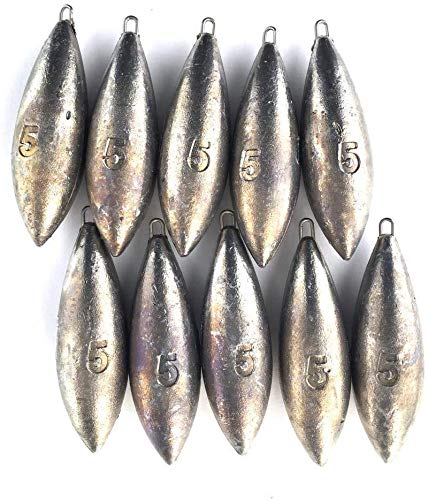 BZS Beach Bomb (10 Pack) Peso de Pesca en el mar Peso del mar 1oz, 2oz, 3oz, 4oz, 5oz o 6oz (4oz -113.39g)