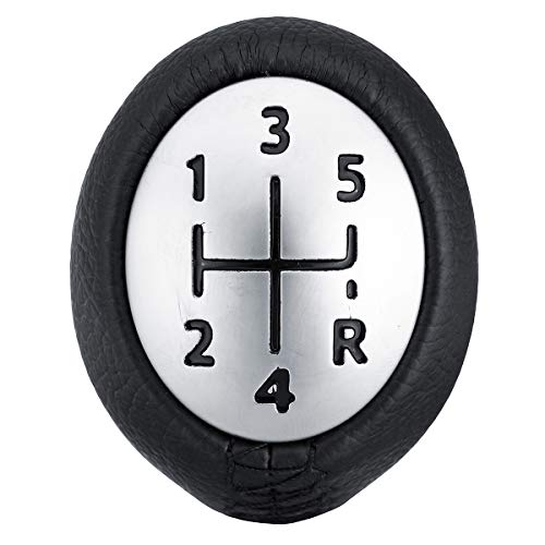 C-FUNN 5 Velocidad Cambio De Marchas De Cuero PU para Renault Laguna Megane 2 Clio 3 03-09 C-FUNN 5 Velocidad Cambio De Marchas De Cuero PU para Renault Laguna Megane 2 Clio 3 03-09