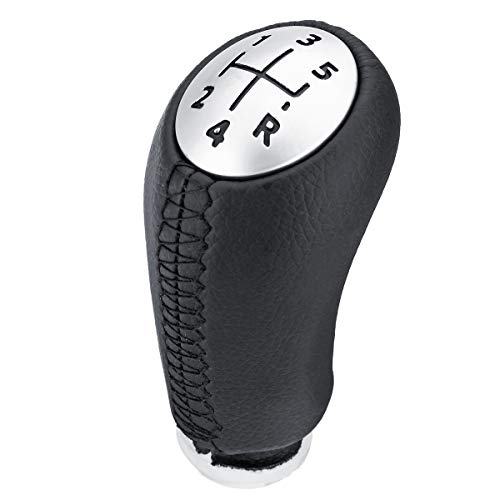 C-FUNN 5 Velocidad Cambio De Marchas De Cuero PU para Renault Laguna Megane 2 Clio 3 03-09 C-FUNN 5 Velocidad Cambio De Marchas De Cuero PU para Renault Laguna Megane 2 Clio 3 03-09