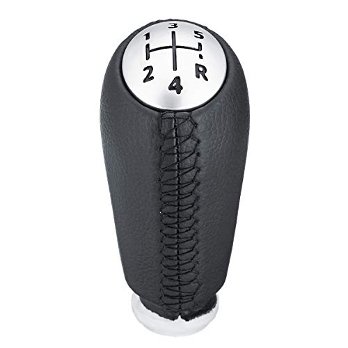 C-FUNN 5 Velocidad Cambio De Marchas De Cuero PU para Renault Laguna Megane 2 Clio 3 03-09 C-FUNN 5 Velocidad Cambio De Marchas De Cuero PU para Renault Laguna Megane 2 Clio 3 03-09