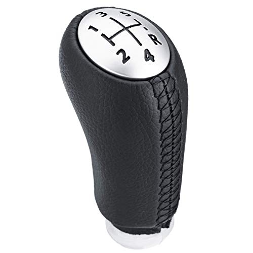 C-FUNN 5 Velocidad Cambio De Marchas De Cuero PU para Renault Laguna Megane 2 Clio 3 03-09 C-FUNN 5 Velocidad Cambio De Marchas De Cuero PU para Renault Laguna Megane 2 Clio 3 03-09
