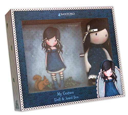 C Y P Set Regalo MUÑECA Y JOYERO Libro GORJUSS-You Brought ME Love, (CK-08A-G)