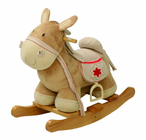 Caballo balancin Roba, balancin de madera tapizado, asiento con estribo, juguete balancin utilizable a partir de los 18 meses. Caballo balancin Roba, balancin de madera tapizado, asiento con estribo, juguete balancin utilizable a partir de los 18 meses.