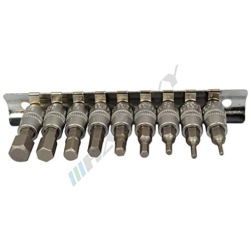 Cabeza Allen Nueces Inbus 1/4" Tuerca Conexión Bits Bit Hexagonal Set Llave Cabeza Allen Nueces Inbus 1/4" Tuerca Conexión Bits Bit Hexagonal Set Llave