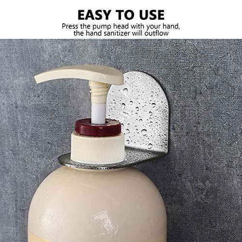 Cabilock 2 Piezas Bomba de Jabón Dispensador de Botella Soporte Pared Acero Inoxidable Desinfectante de Manos Estante Colgante Estante de Champú (Agujero Grande + Agujero Pequeño) Cabilock 2 Piezas Bomba de Jabón Dispensador de Botella Soporte Pared Acero Inoxidable Desinfectante de Manos Estante Colgante Estante de Champú (Agujero Grande + Agujero Pequeño)