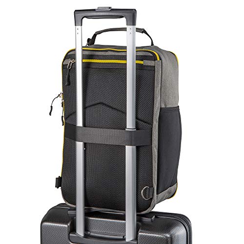 Cabin Max Manhattan Stowaway 40 x 20 x 25 cm – Maleta de Cabina para Ryanair 40x20x25 Maleta de Viaje Barata Nuevas Regulaciones sobre Equipaje Gratuito en Vuelos de Ryanair (Yellow Detail)