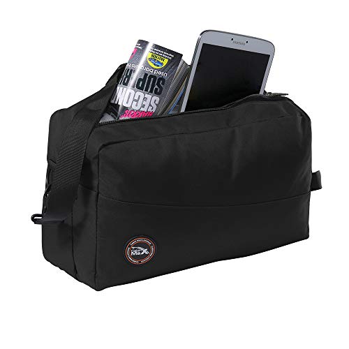 Cabin Max Rio Stowaway – Bolsa de Hombro de 40x25x20cm - Maleta de Cabina Segundo Equipaje para Vuelos en Ryanair (Negro)