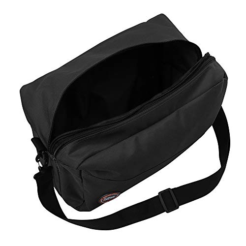 Cabin Max Rio Stowaway – Bolsa de Hombro de 40x25x20cm - Maleta de Cabina Segundo Equipaje para Vuelos en Ryanair (Negro)