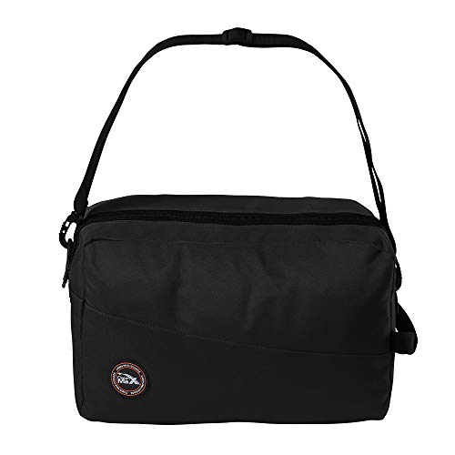 Cabin Max Rio Stowaway – Bolsa de Hombro de 40x25x20cm - Maleta de Cabina Segundo Equipaje para Vuelos en Ryanair (Negro)