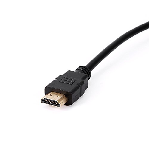 Cable de extensión HDMI 1M/3.28FT, Cable Extensor de extensión HDMI1.4 Macho a Hembra de Alta Velocidad, Chapado en Oro, Compatible con 1080P para televisión 3D, Boxee, para Xbox360, para PS3, PC