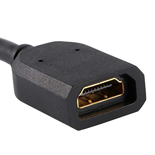 Cable de extensión HDMI de 4 Piezas, Adaptador Extensor HDMI a Macho de Alta Velocidad, Adaptador enchapado en Oro para Reproductor BLU-Ray, Televisión 3D, Roku, Boxee, Xbox360, PS3