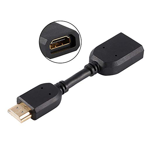 Cable de extensión HDMI de 4 Piezas, Adaptador Extensor HDMI a Macho de Alta Velocidad, Adaptador enchapado en Oro para Reproductor BLU-Ray, Televisión 3D, Roku, Boxee, Xbox360, PS3