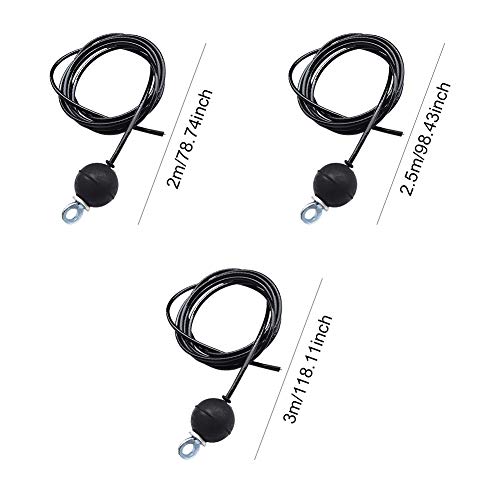 Cable de polea de repuesto para gimnasio, gimnasio, gimnasio, gimnasio, gimnasio, fitness, repuesto de acero resistente, accesorios para máquina de polea