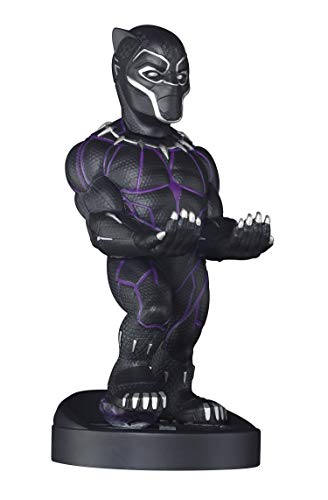 Cable guy Black Panther,soporte de sujeción y carga para mando de consola y smartphone con tu personaje favorito con licencia de Marvel Avengers Endgame.Producto con licencia oficial.Exquisite Gaming Cable guy Black Panther,soporte de sujeción y carga para mando de consola y smartphone con tu personaje favorito con licencia de Marvel Avengers Endgame.Producto con licencia oficial.Exquisite Gaming