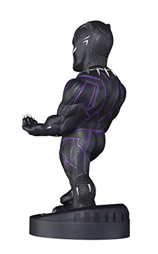 Cable guy Black Panther,soporte de sujeción y carga para mando de consola y smartphone con tu personaje favorito con licencia de Marvel Avengers Endgame.Producto con licencia oficial.Exquisite Gaming Cable guy Black Panther,soporte de sujeción y carga para mando de consola y smartphone con tu personaje favorito con licencia de Marvel Avengers Endgame.Producto con licencia oficial.Exquisite Gaming