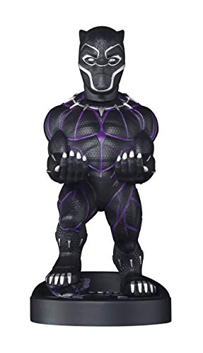 Cable guy Black Panther,soporte de sujeción y carga para mando de consola y smartphone con tu personaje favorito con licencia de Marvel Avengers Endgame.Producto con licencia oficial.Exquisite Gaming