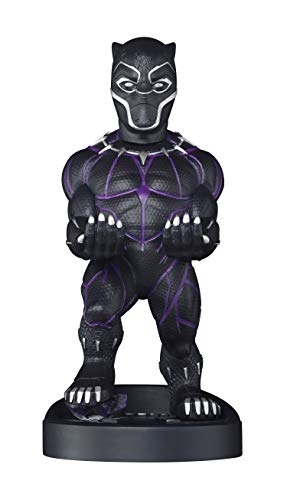 Cable guy Black Panther,soporte de sujeción y carga para mando de consola y smartphone con tu personaje favorito con licencia de Marvel Avengers Endgame.Producto con licencia oficial.Exquisite Gaming Cable guy Black Panther,soporte de sujeción y carga para mando de consola y smartphone con tu personaje favorito con licencia de Marvel Avengers Endgame.Producto con licencia oficial.Exquisite Gaming