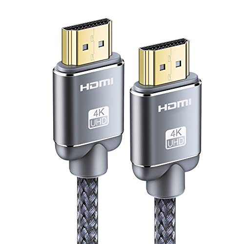 Cable HDMI 4K 2metro-Snowkids Cable HDMI 2.0 de Alta Velocidad Trenzado de Nailon 4K@60Hz a 18Gbps Cable HDMI Compatible 3D, Función Ethernet, Video 4K UHD 2160p, HD 1080p- Gris Cable HDMI 4K 2metro-Snowkids Cable HDMI 2.0 de Alta Velocidad Trenzado de Nailon 4K@60Hz a 18Gbps Cable HDMI Compatible 3D, Función Ethernet, Video 4K UHD 2160p, HD 1080p- Gris