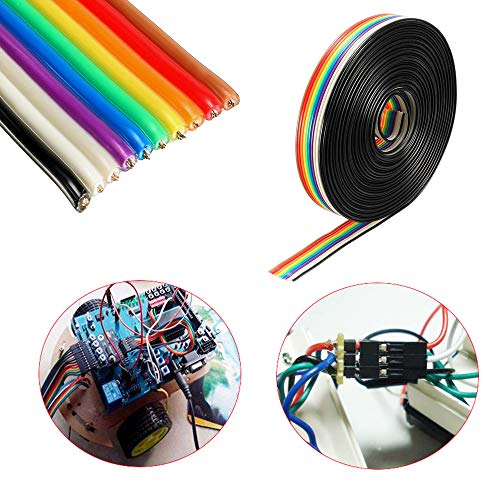 Cable plano IDC,Cables de cinta plana,arco-íris Cables de cinta plana,IDC Cables de cinta plana,Cable de alambre de la cinta (A)
