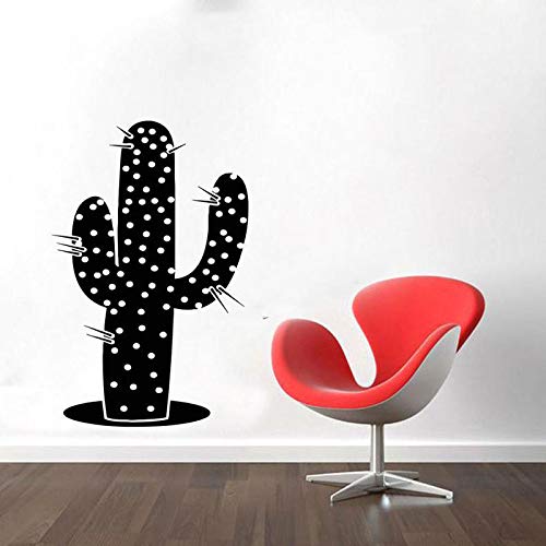 Cactus Plant Flower Wall Stickers Vinilo decoración del hogar Sala de Estar Cama Ventana calcomanías guardería niños murales Personalizados 36x57cm