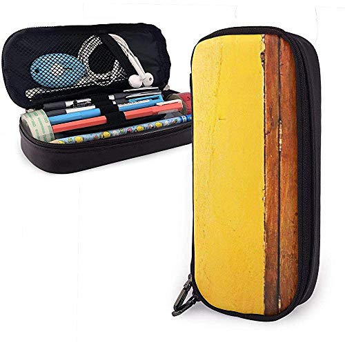 Cactus y puerta de madera Lindo estuche para lápices Estuche de cuero de gran capacidad Cremalleras dobles Bolsa para lápices Bolsa Estuche para lápices 20cm * 9cm * 4cm Cactus y puerta de madera Lindo estuche para lápices Estuche de cuero de gran capacidad Cremalleras dobles Bolsa para lápices Bolsa Estuche para lápices 20cm * 9cm * 4cm