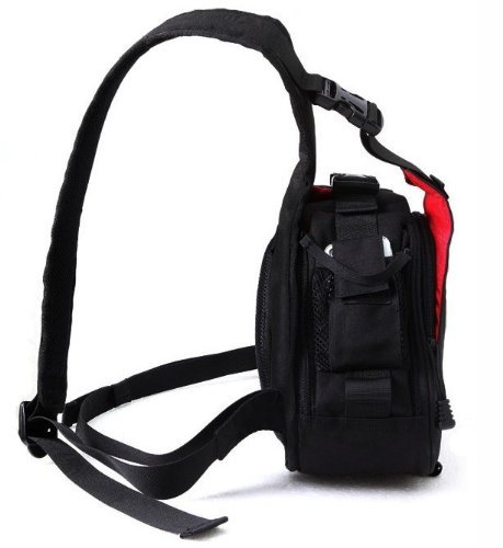 Caden K1 - Mochila bandolera impermeable para cámaras réflex digitales Canon y Nikon, diseño triangular, Verde Caden K1 - Mochila bandolera impermeable para cámaras réflex digitales Canon y Nikon, diseño triangular, Verde