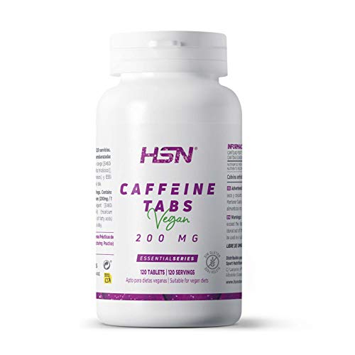 Cafeína Anhidra de HSN | 200mg | Suministro para 4 Meses | Efecto Rápido | Estimulante y Quemagrasas | Aumenta la Concentración y Rendimiento Deportivo | Vegano, Sin Lactosa, Sin Gluten, 120 Tabletas Cafeína Anhidra de HSN | 200mg | Suministro para 4 Meses | Efecto Rápido | Estimulante y Quemagrasas | Aumenta la Concentración y Rendimiento Deportivo | Vegano, Sin Lactosa, Sin Gluten, 120 Tabletas