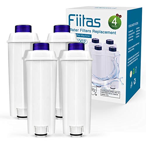 Cafetera Automática Filtro para DeLonghi DLSC002, DeLonghi Filtro de Agua Cartuchosde Carbón Activado para De'Longhi ECAM ESAM ETAM BCO, Paquete de 4 Cafetera Automática Filtro para DeLonghi DLSC002, DeLonghi Filtro de Agua Cartuchosde Carbón Activado para De'Longhi ECAM ESAM ETAM BCO, Paquete de 4