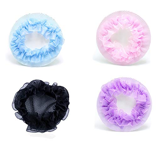 CAILI Redecillas,Invisible Malla de Borde Elástico para Peluca Fijar Pelo y Hacer Moño,Accesorios para el Cabello de Cabeza de Ballet(20 Piezas en 4 Colores) CAILI Redecillas,Invisible Malla de Borde Elástico para Peluca Fijar Pelo y Hacer Moño,Accesorios para el Cabello de Cabeza de Ballet(20 Piezas en 4 Colores)