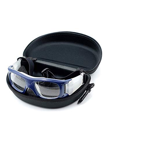 Caja de almacenamiento de gafas, Deportes caja de vidrios de las lentes de gafas de esquí dura protectora del caso que lleva gafas de sol Caja de protección de la cremallera portátil Encuentre y almac