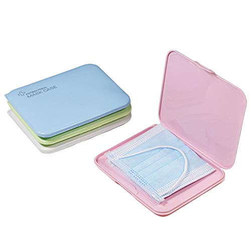 Caja de almacenamiento de máscaras desechables, caja portátil de cara Máscara de algodón Contenedor A prueba de polvo Fácil de llevar Máscaras de protección Funda Organizador de almacenamiento PP Caja de almacenamiento de máscaras desechables, caja portátil de cara Máscara de algodón Contenedor A prueba de polvo Fácil de llevar Máscaras de protección Funda Organizador de almacenamiento PP