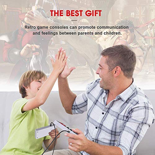 Caja de juegos clásica, mini consola de juegos retro con juegos 620 NE integrados con 2 controladores, regalo para niños, regalo de cumpleaños, infancia, AV Caja de juegos clásica, mini consola de juegos retro con juegos 620 NE integrados con 2 controladores, regalo para niños, regalo de cumpleaños, infancia, AV