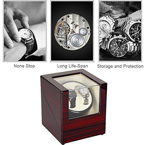 Caja giratoria para Relojes automatico Watch Winder Madera de Reloj de Pulsera