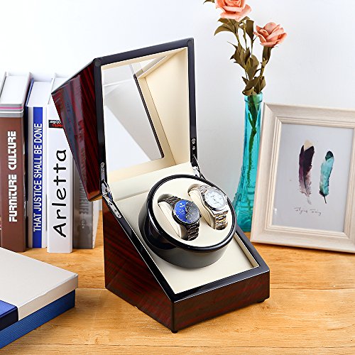 Caja giratoria para Relojes automatico Watch Winder Madera de Reloj de Pulsera Caja giratoria para Relojes automatico Watch Winder Madera de Reloj de Pulsera