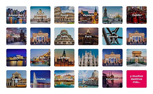 Caja Regalo - Viaje Sorpresa para Dos - Vuelos + 2 Noches en una Ciudad Europea - El Mejor Cofre de experiencias para Regalar Caja Regalo - Viaje Sorpresa para Dos - Vuelos + 2 Noches en una Ciudad Europea - El Mejor Cofre de experiencias para Regalar