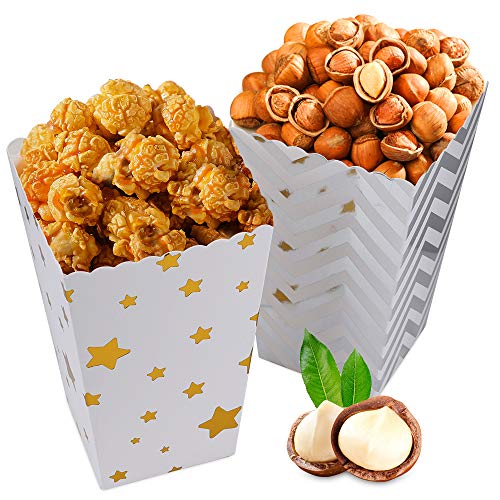 Cajas de Palomitas de Maíz, hicoosee Envases de Caramelos de Cartón Las Palomitas y Los Regalos Bolsas de Fiesta, Contenedores para Merienda, Dulces, Galletas, Chocolate 42 Piezas Cajas de Palomitas de Maíz, hicoosee Envases de Caramelos de Cartón Las Palomitas y Los Regalos Bolsas de Fiesta, Contenedores para Merienda, Dulces, Galletas, Chocolate 42 Piezas