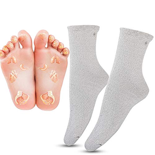 Calcetines Conductivos, 1 Par De Calcetines Conductivos Calcetines De Electrodos Para Decenas Instrumento De Fisioterapia De La Máquina, Uso Para Dolor Articular Artritis Lesiones Deportivas(1#) Calcetines Conductivos, 1 Par De Calcetines Conductivos Calcetines De Electrodos Para Decenas Instrumento De Fisioterapia De La Máquina, Uso Para Dolor Articular Artritis Lesiones Deportivas(1#)