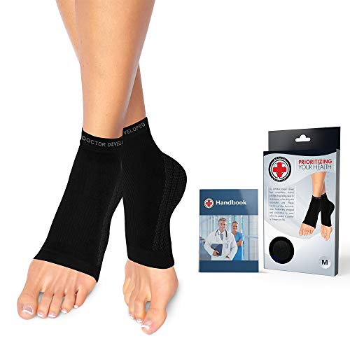 Calcetines de compresión - Para fascitis plantar - Reforzados con cobre - Producto desarrollado por médicos - L Calcetines de compresión - Para fascitis plantar - Reforzados con cobre - Producto desarrollado por médicos - L