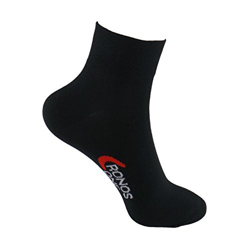 Calcetines DEPORTE (3 pares) SIN COSTURAS para hombre o mujer. Mantiene el pie seco. Ideal para tenis, pádel, running. Puño antipresión. 80% - algodón. (Negro, eu: 43-46 // uk: 9-11) Calcetines DEPORTE (3 pares) SIN COSTURAS para hombre o mujer. Mantiene el pie seco. Ideal para tenis, pádel, running. Puño antipresión. 80% - algodón. (Negro, eu: 43-46 // uk: 9-11)