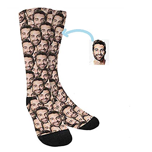 Calcetines Personalizados Con Cara - Sube tu Foto Nosotros hacemos el trabajo! - Calcetines Divertidos para Hombre y Mujer Unisex - Con Fotos Caras Nombres Calcetines Personalizados Con Cara - Sube tu Foto Nosotros hacemos el trabajo! - Calcetines Divertidos para Hombre y Mujer Unisex - Con Fotos Caras Nombres