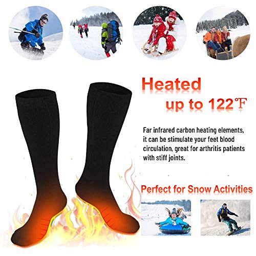 Calcetines térmicos para hombres y mujeres–Calentadores a pilas – Calcetines térmicos de invierno cálidos calcetines de algodón calcetines de calefacción eléctricos para deportes al aire libre camping Calcetines térmicos para hombres y mujeres–Calentadores a pilas – Calcetines térmicos de invierno cálidos calcetines de algodón calcetines de calefacción eléctricos para deportes al aire libre camping