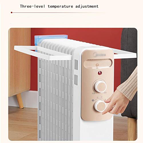 Calefactor Eléctrico Calentador de espacios, calentador eléctrico constante de temperatura automático, rápido 2200W del acondicionador de aire del ventilador del calentador 3 modos for la sala de esta