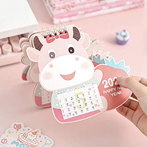 Calendario de Escritorio 2021 Calendario de escritorio linda del animal Horario planificador Tabla planificador hogar, oficina, dormitorio, comedor Calendar Escritorio (Color : Cow B) Calendario de Escritorio 2021 Calendario de escritorio linda del animal Horario planificador Tabla planificador hogar, oficina, dormitorio, comedor Calendar Escritorio (Color : Cow B)