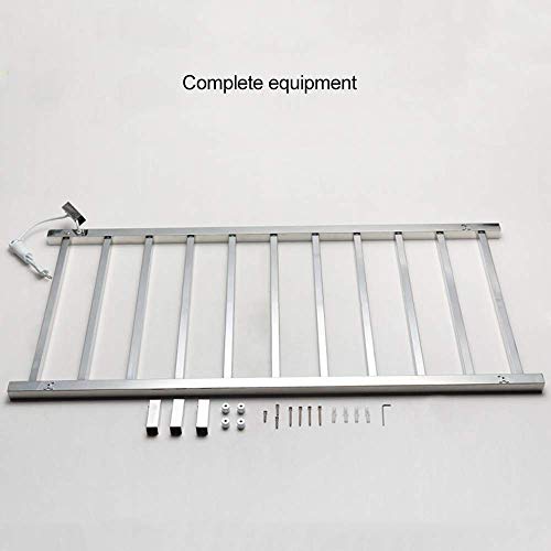 Calentador de Toallas y Rejilla de Secado, Calentador de Toallas de Acero Inoxidable 304, Calentador de Toallas de Pared para baño doméstico, 90 W, 47,2 y Tiempos; 22 y Tiempos; 4,3 Pulgadas