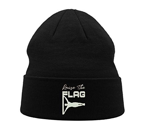 Calistenia Raise The Human Flag Street Workout Bordado Invierno Beanie Hood Unisex Transpirable Caliente Gorra Sombrero Skullcap Cómodo Top