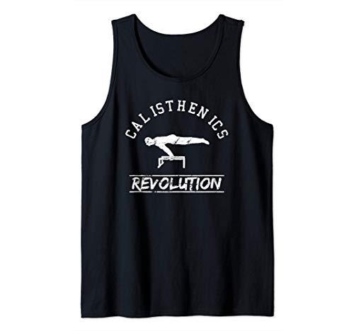 Calistenia Revolution Planche Street Workout Camiseta sin Mangas