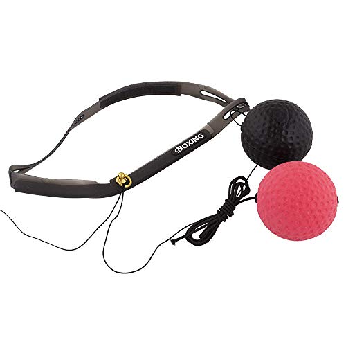 Calma Dragon Boxing Speedball MKHPB06, Balón de Entrenamiento para Fitness, Incluye 2 Bolas de Velocidad con Banda para la Cabeza, Deporte, Pelota de Boxeo Tailandesa, Punching Ball Calma Dragon Boxing Speedball MKHPB06, Balón de Entrenamiento para Fitness, Incluye 2 Bolas de Velocidad con Banda para la Cabeza, Deporte, Pelota de Boxeo Tailandesa, Punching Ball